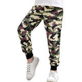 Camouflage Striped Harem Pants